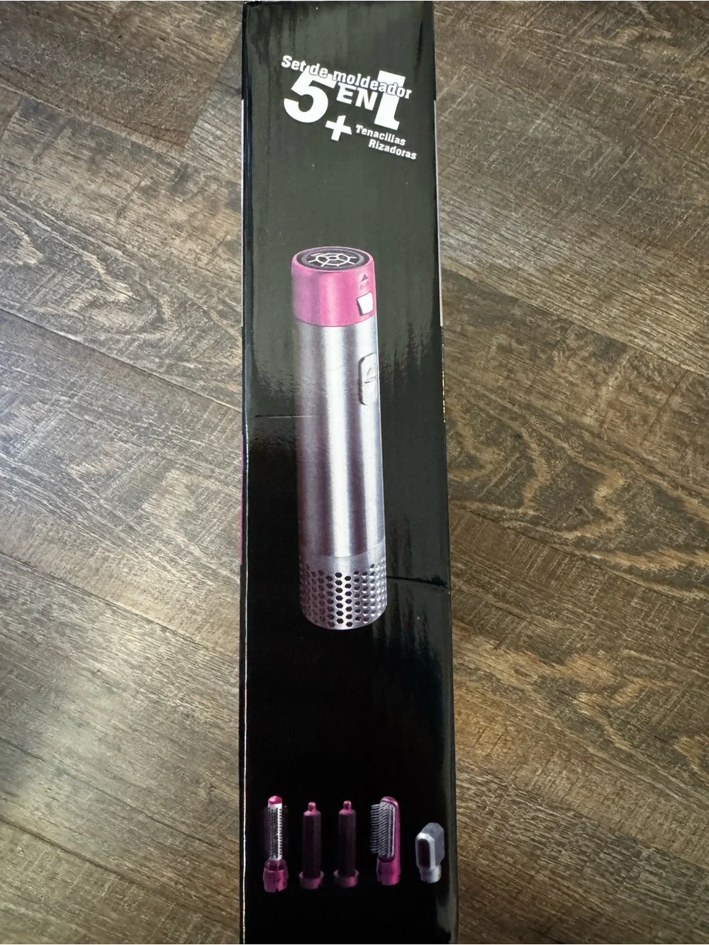 Hot Air Styler 5-in-1 Hair Dryer Brush - Pink & Silver
